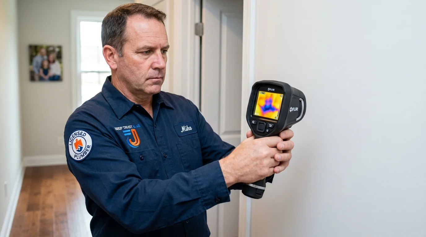 Thermal imaging leak detection by Johns Plumbing LLC in Dyersburg